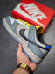 N1KE-SB Dunk Low 男女同款 灰藍黃色