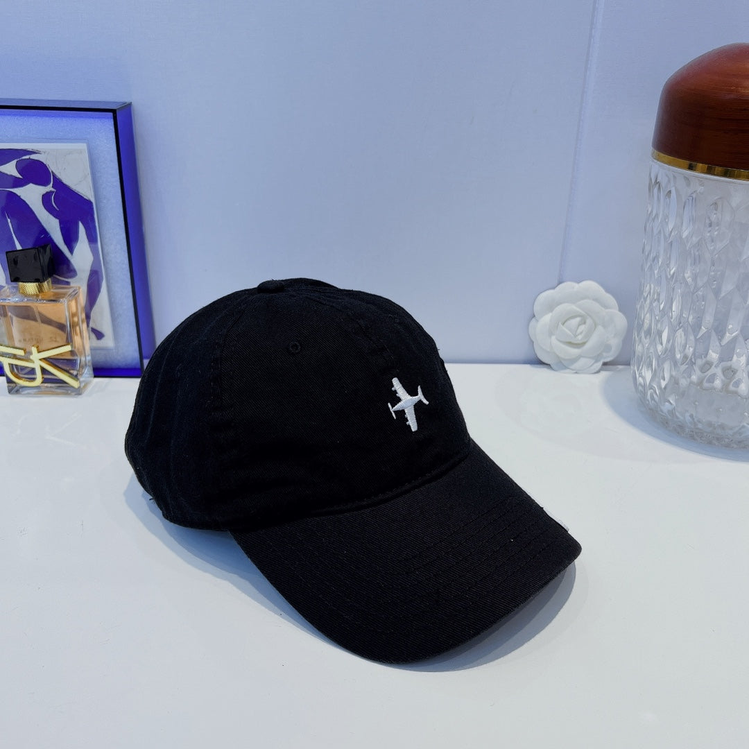 小香家-刺繡飛機LOGO棒球帽 4色