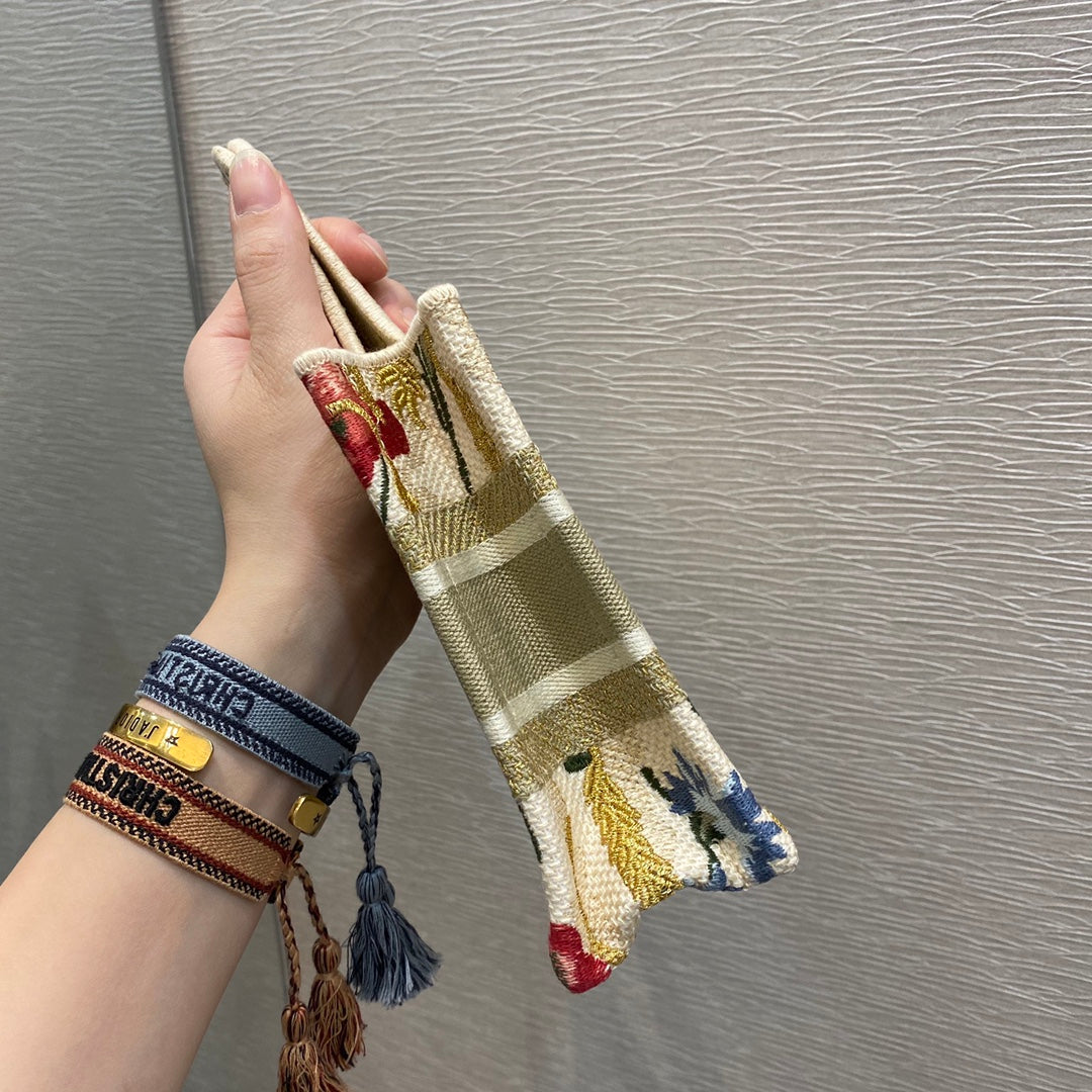 Dior Book Tote-Mini 23cm-新年限定花卉