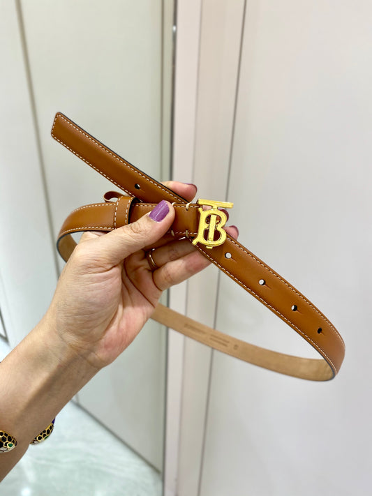 巴B家-咖色皮帶-2.0cm