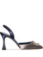 Manolo Blahnik-22SS 晶飾搭扣高跟鞋 白色 8cm