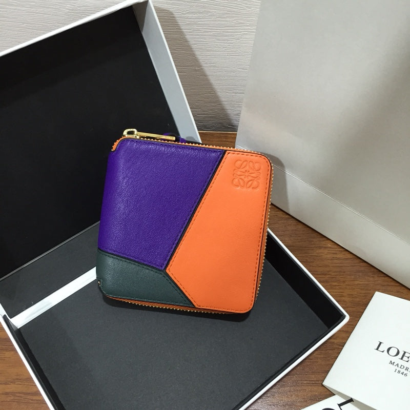 Loewe Puzzle系列 拉鍊短夾