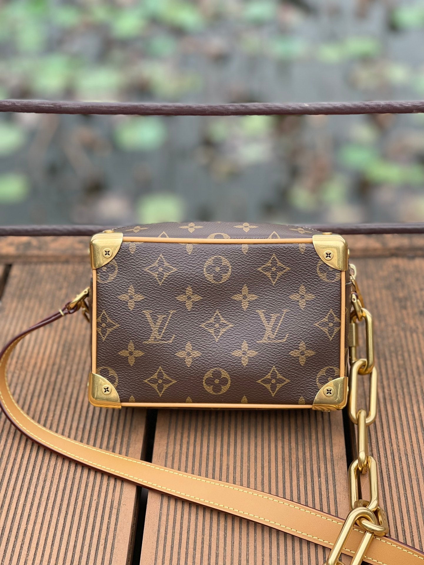 M68906 路L家-Mini Soft Trunck老花盒子包