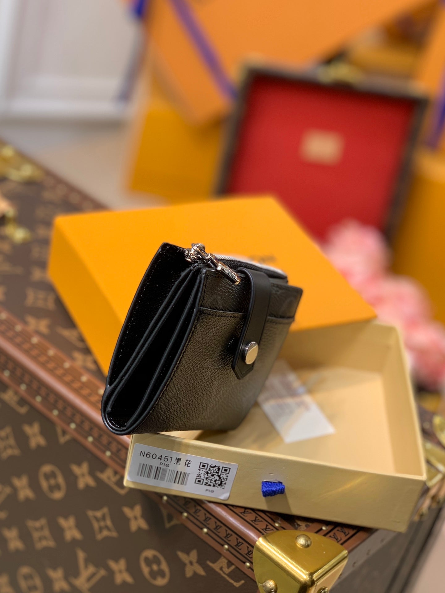 LV M60451 老花 Victorinem  短夾