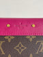 LV M56241 葡萄紫老花 信封式Pallas錢夾