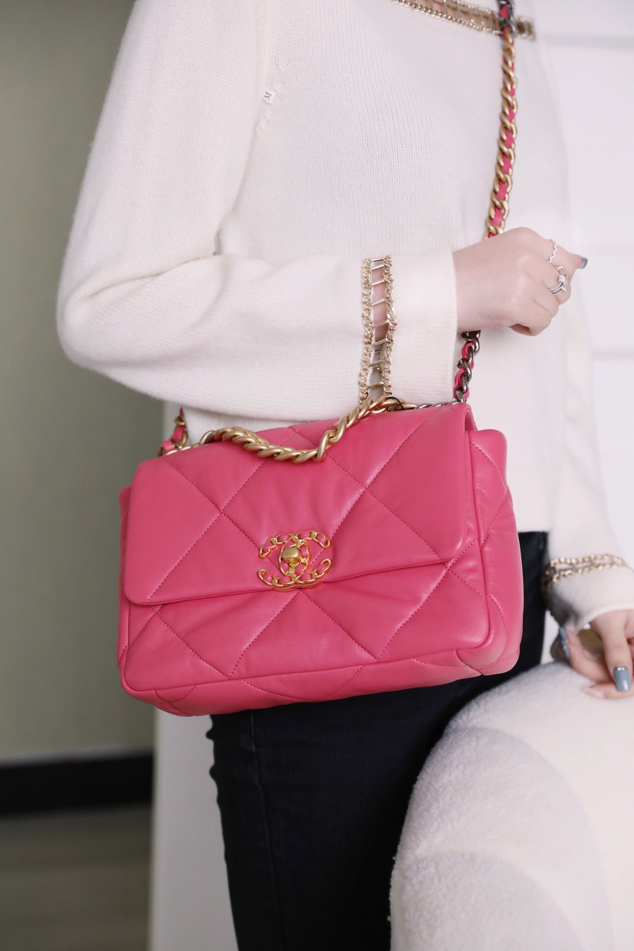 Chanel 19Bag-小號唇膏粉