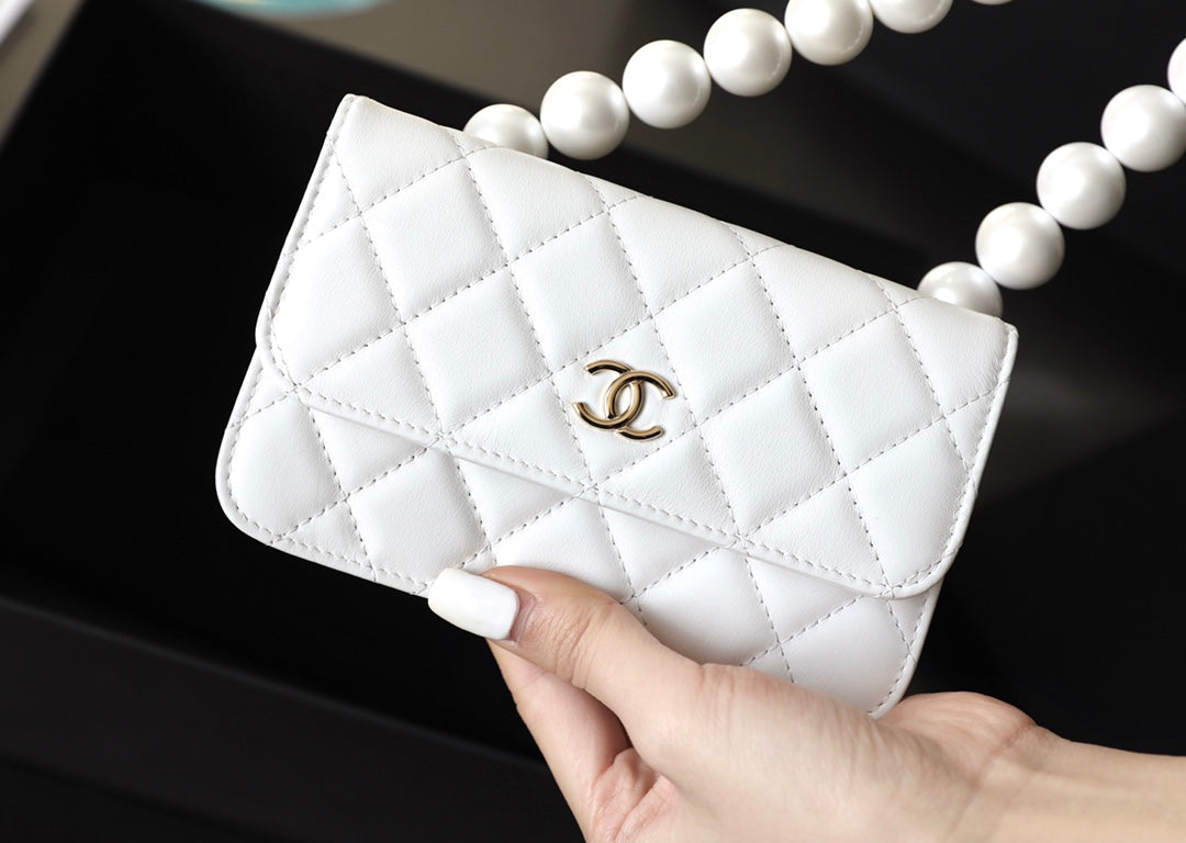Chanel 珍珠鏈條小包