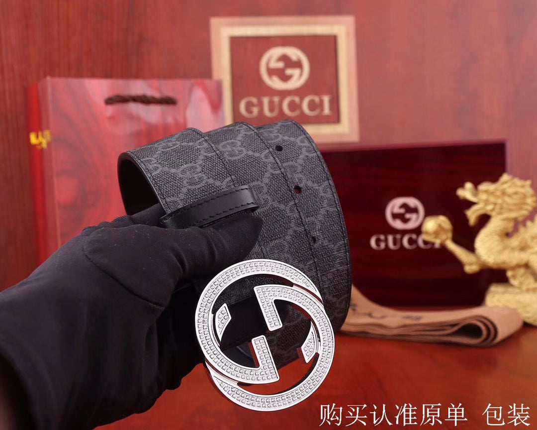 古G家-皮帶-3.8cm-男款