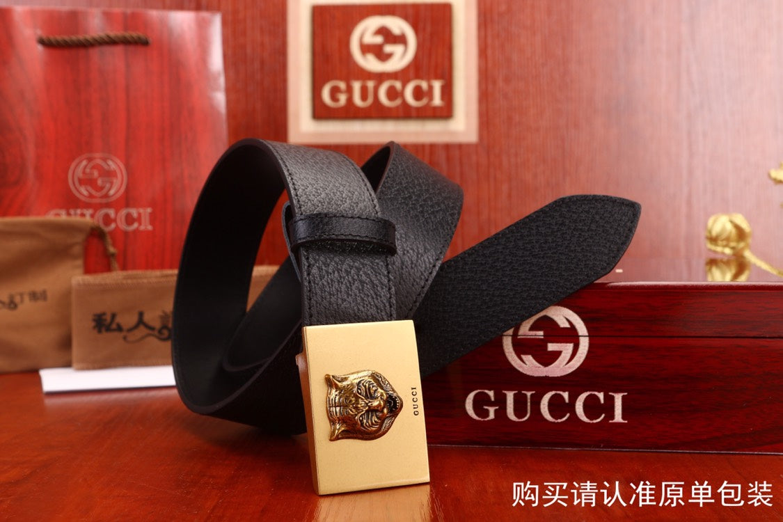 古G家-皮帶-3.8cm-男款