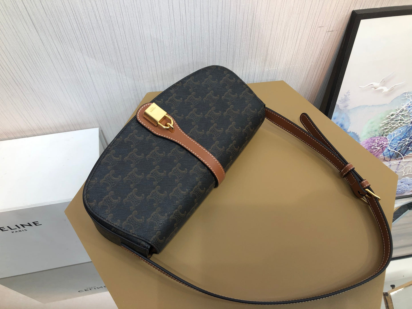 賽C家-大號 Tabou Clutch onStrap鎖頭飾腋下包