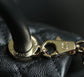 Chanel mini coco handle-黑色球紋牛皮-淡金扣