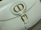 Dior Bobby-大號27cm-白色牛皮