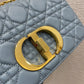 Dior Caro 小號20cm-馬卡龍藍