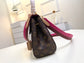 M42738 路L家-Monogram 秋冬新款 Cluny手袋 玫紅色