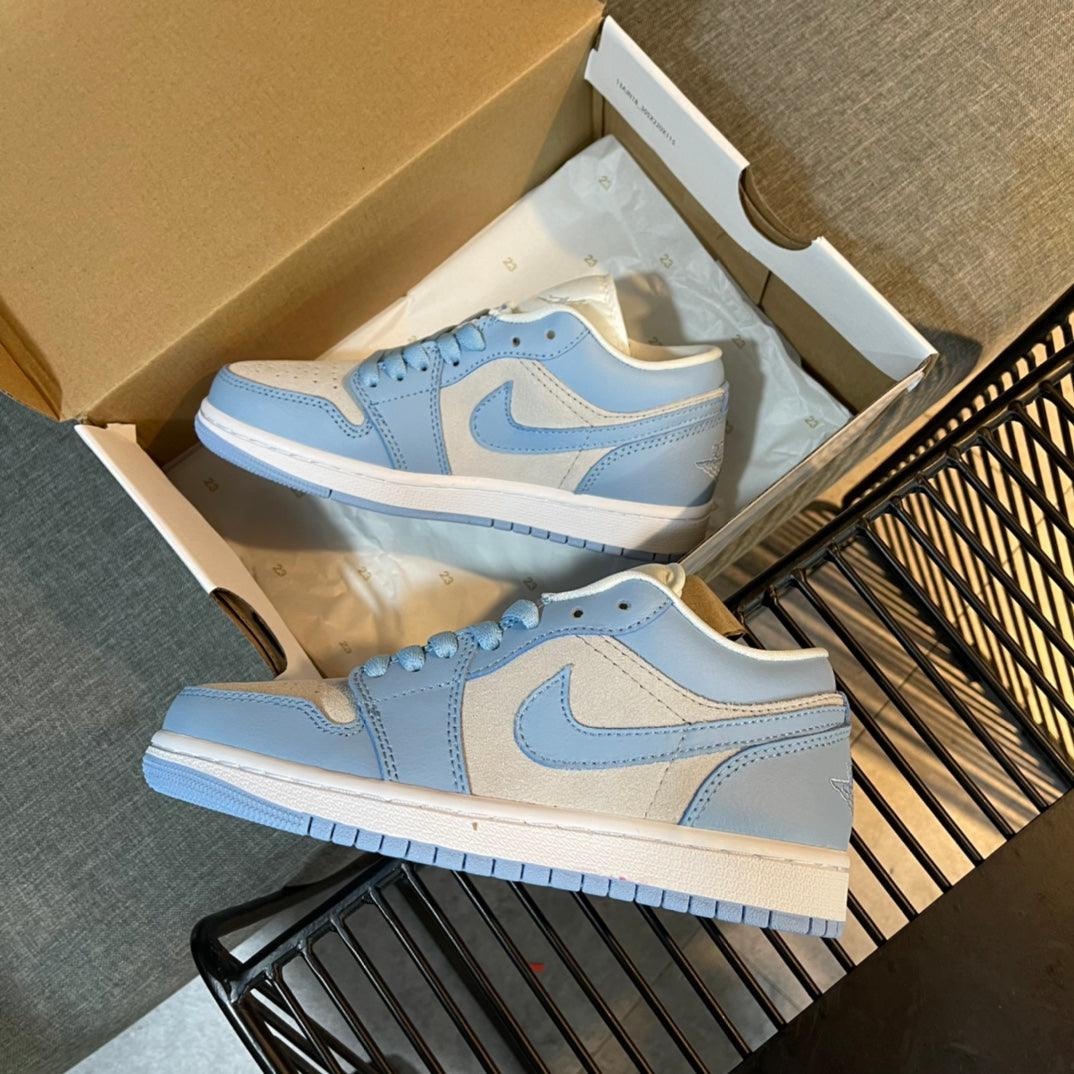 N1K-Air Jordan 1 Low 板鞋 休閒鞋 藍色