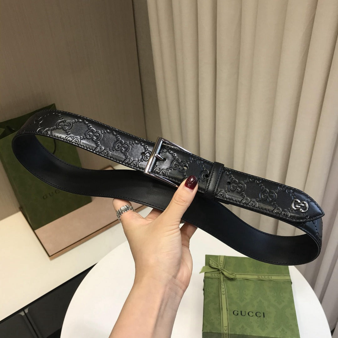 古G家-皮帶-4.0cm-男款