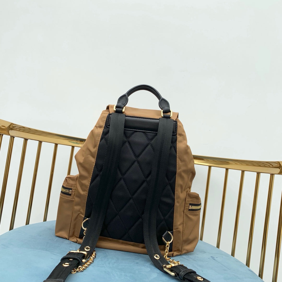 巴B家-Rucksack軍旅背包 駝色 中號