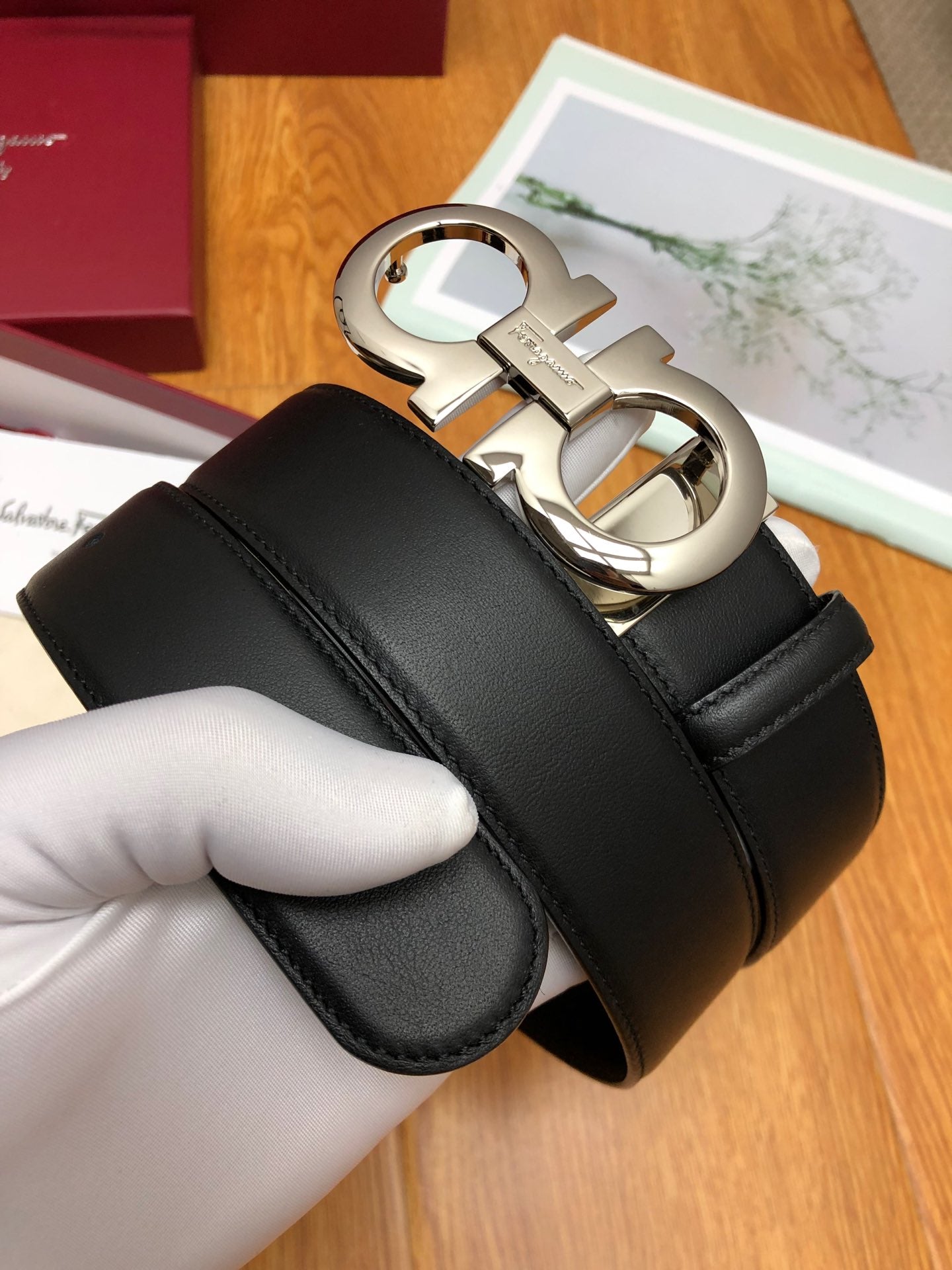 SF菲拉格-皮帶-3.5cm-男款
