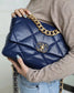 Chanel 19Bag-中號深藍