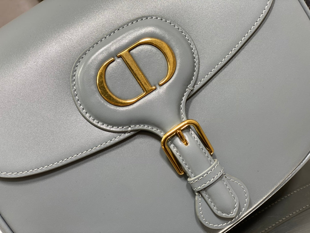 Dior Bobby-大號27cm-藍色牛皮