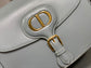 Dior Bobby-大號27cm-藍色牛皮