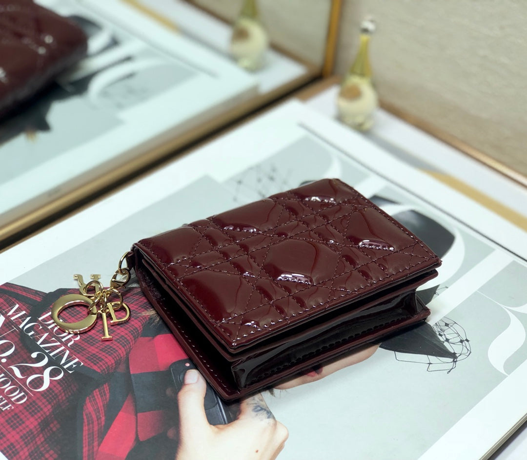 Dior 藤格紋卡包-11*9cm
