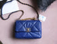 Chanel 19Bag-小號電光藍