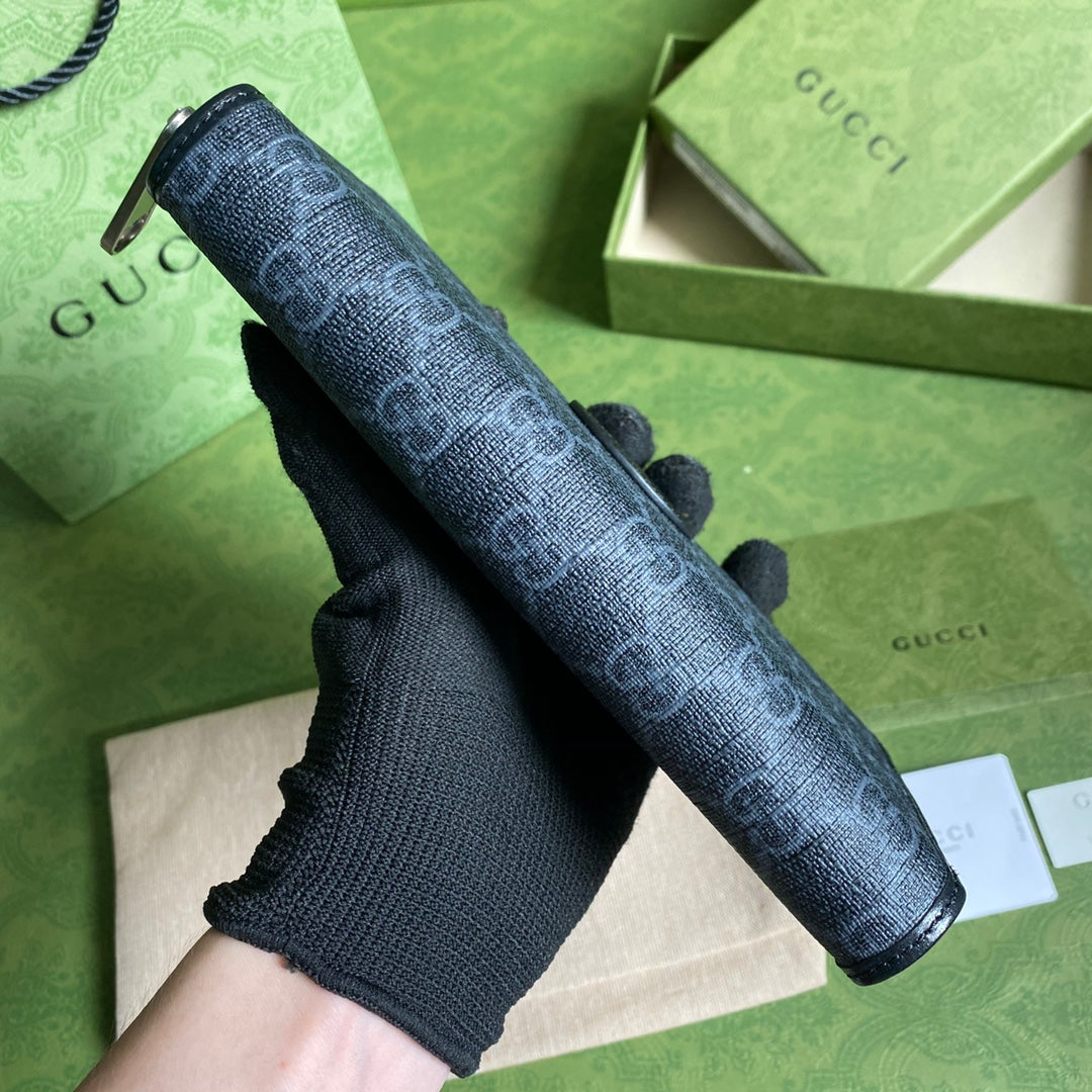 Gucci 男款拉鍊長夾