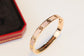Cartier Love寬版滿天星手鐲
