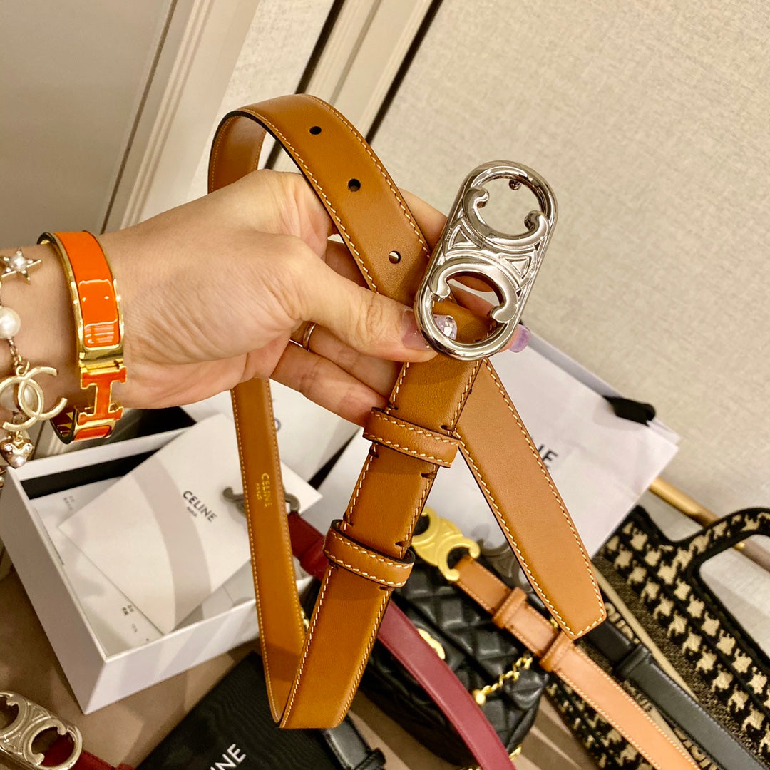 賽C家-咖色皮帶-2.0cm