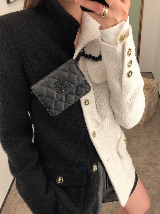 Chanel 黑色卡包