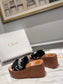 Chloe鞋-Chloe Woody Wedge Mule 厚底拖鞋