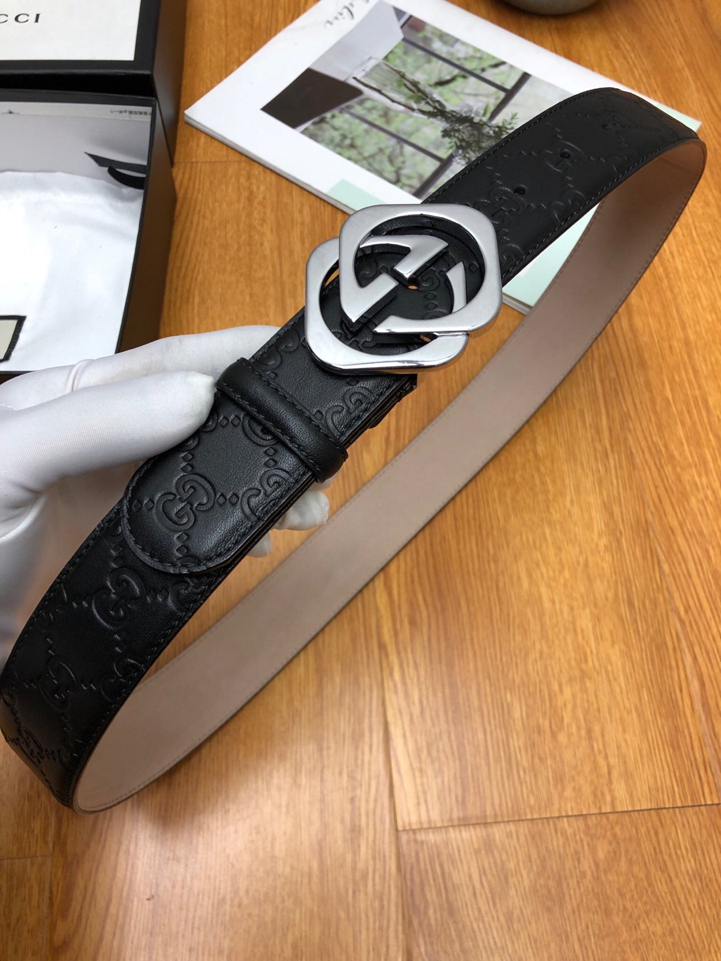 古G家-皮帶-3.8cm-男款