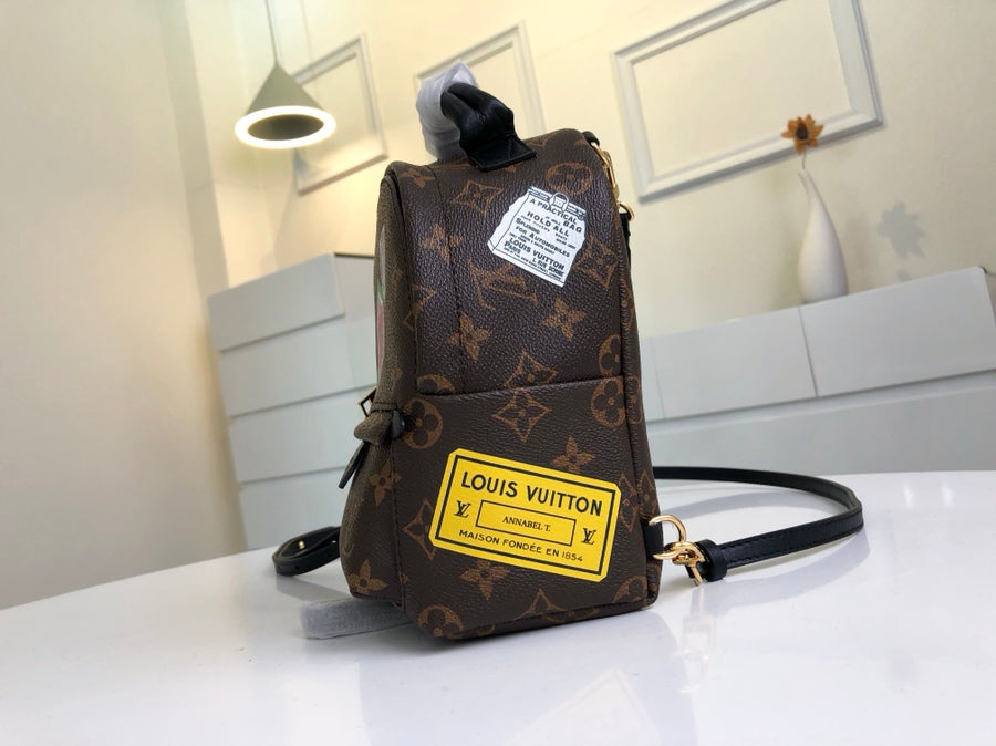 R99520 路L家-MONOGRAM BACKPACK MINI 雙肩包
