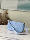 M46093 路L家-Multi Pochette Accessoires 手袋 藍色