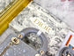 Dior-Mini Lady Dior手袋-三格黛妃-17cm-珠光灰金扣