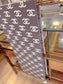小香家-雙面雙C logo 羊毛羊絨圍巾 35*180cm