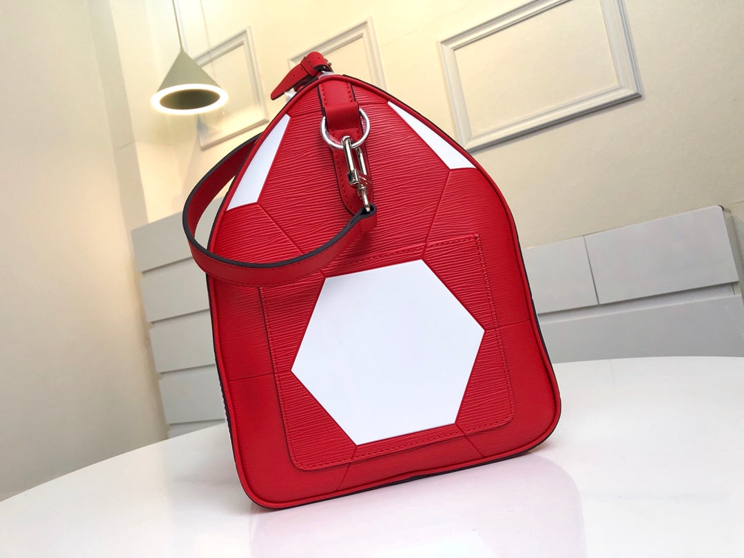 Lou-Keepall 50旅行袋 紅色