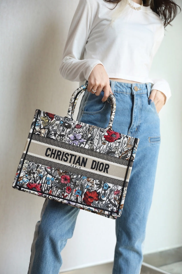 Dior Book Tote-小號36.5cm-月季花系列