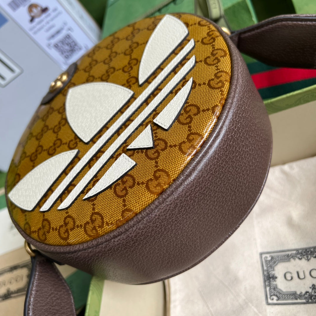 古G家- adidasxGucci聯名系列 肩背包 22x22x7cm
