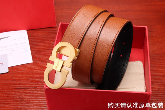 SF菲拉格-皮帶-3.4cm-男款
