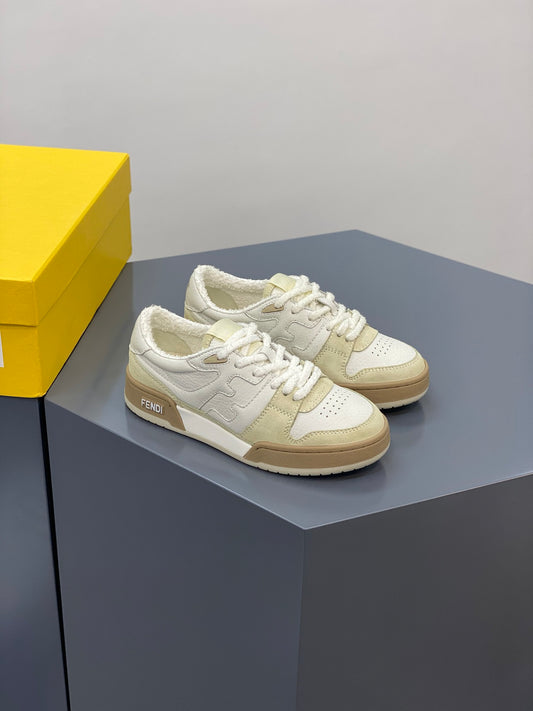 Fendi 鞋-FENDI MATCH 系列鞋(奶茶色)