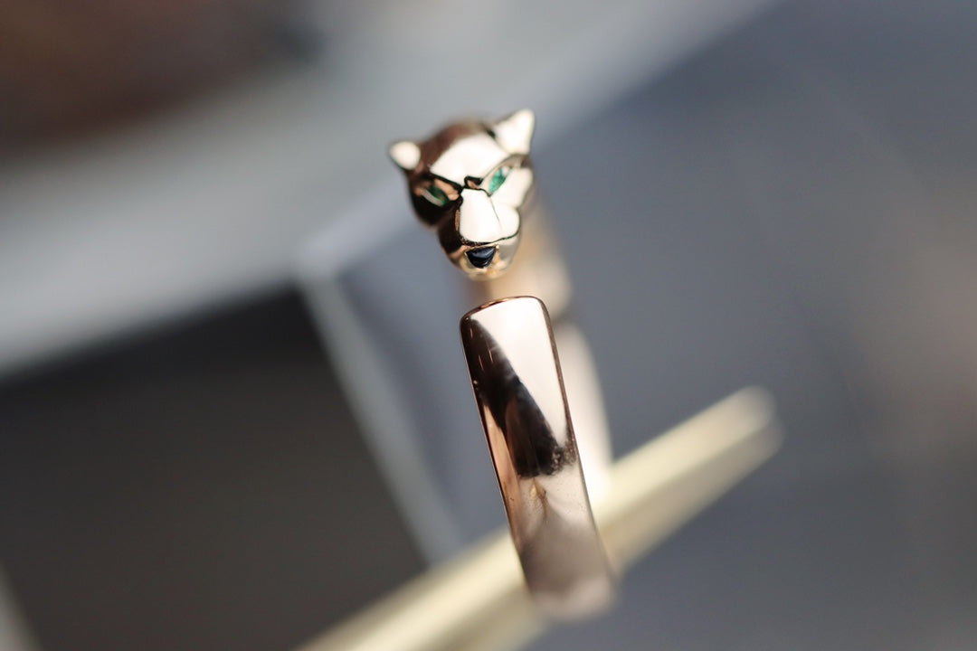 Cartier 美洲豹戒指-無鑽