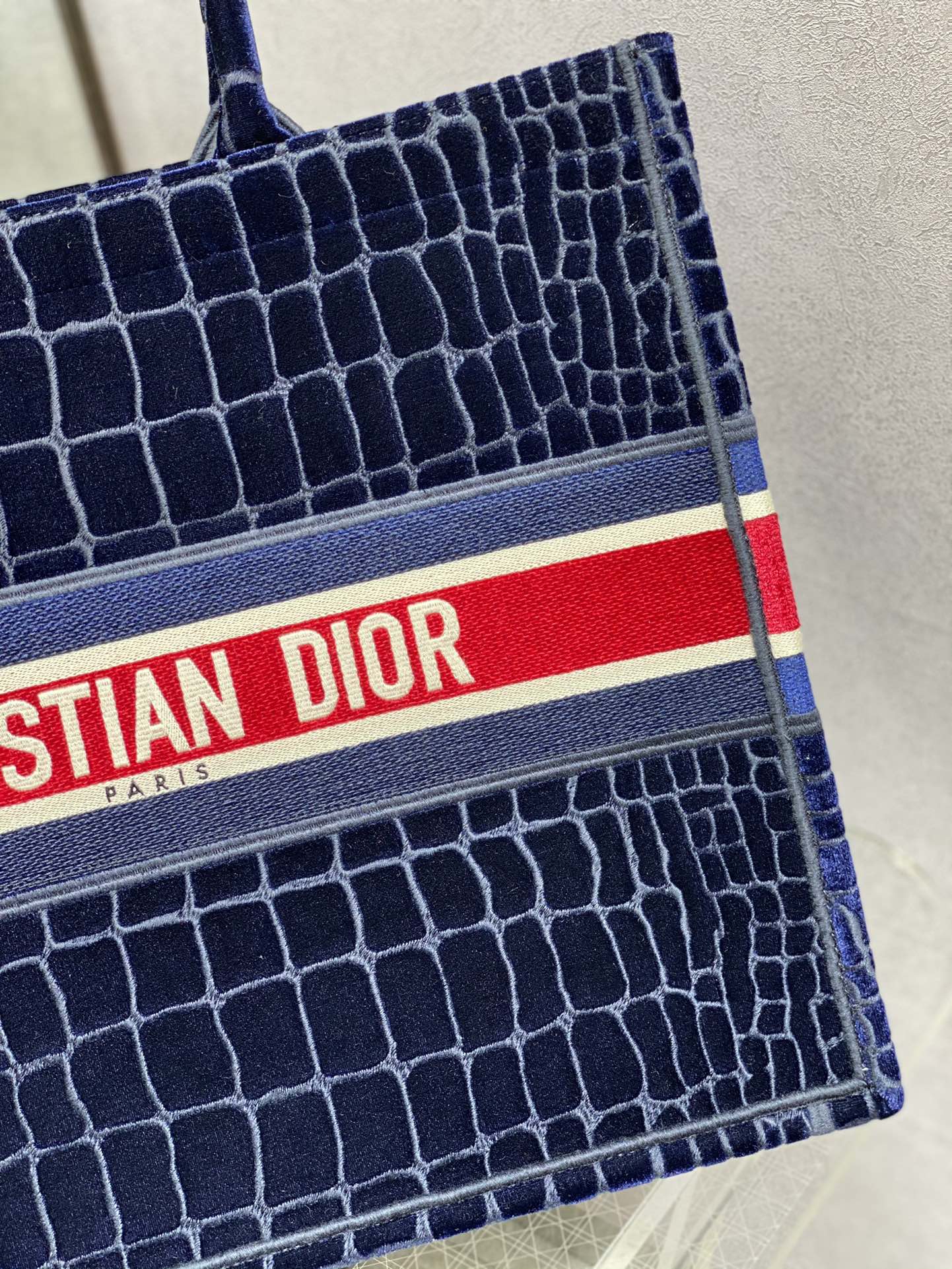 Dior Book Tote-大號41.5cm-鱷魚紋