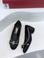 Salvatore Ferragamo鞋-菲拉格慕 VARA蝴蝶結 低粗跟鞋