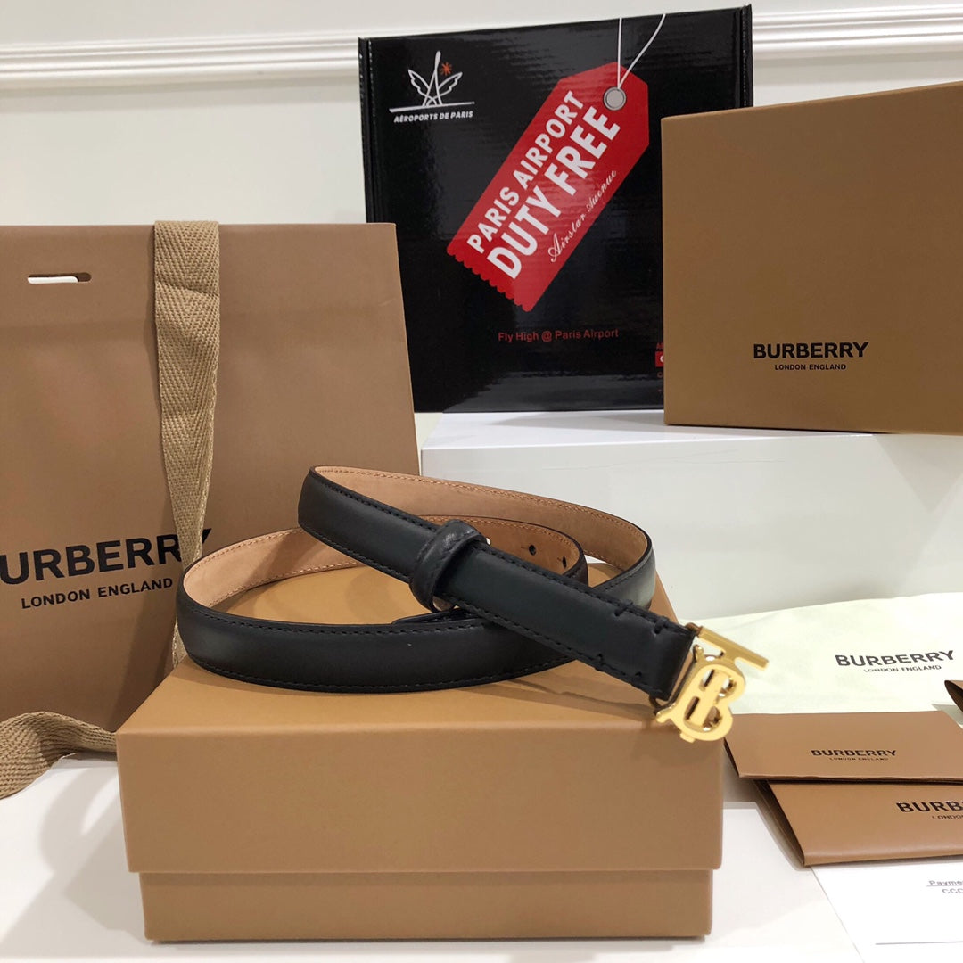 巴B家-黑色皮帶-2.0cm