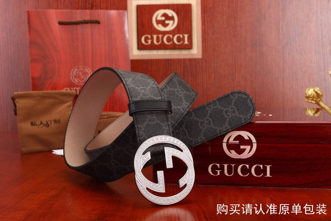 古G家-皮帶-3.8cm-男款