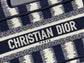 Dior Book Tote-Mini 23cm-深藍色條紋