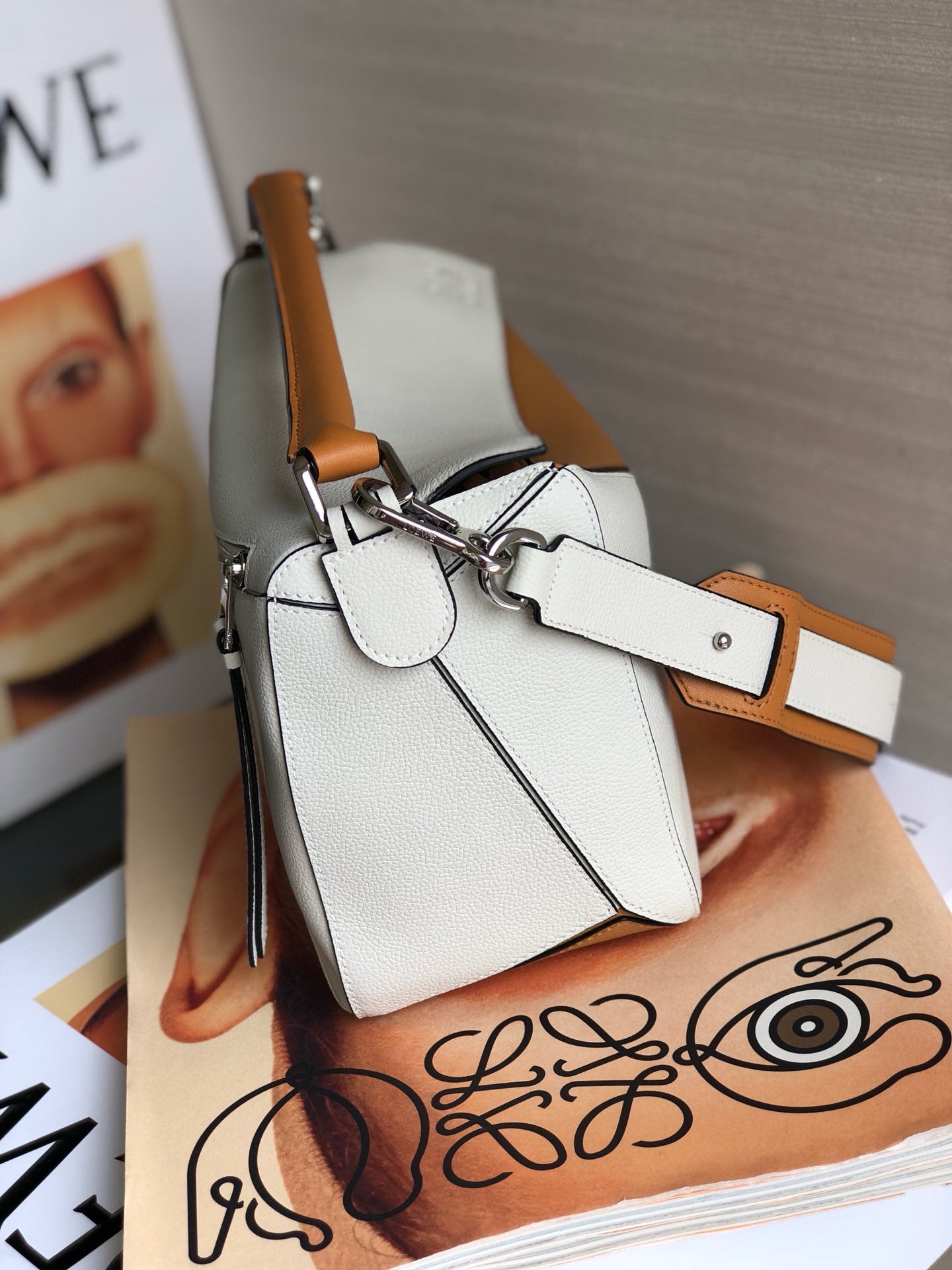 羅L威-Puzzle bag 小牛皮 中號