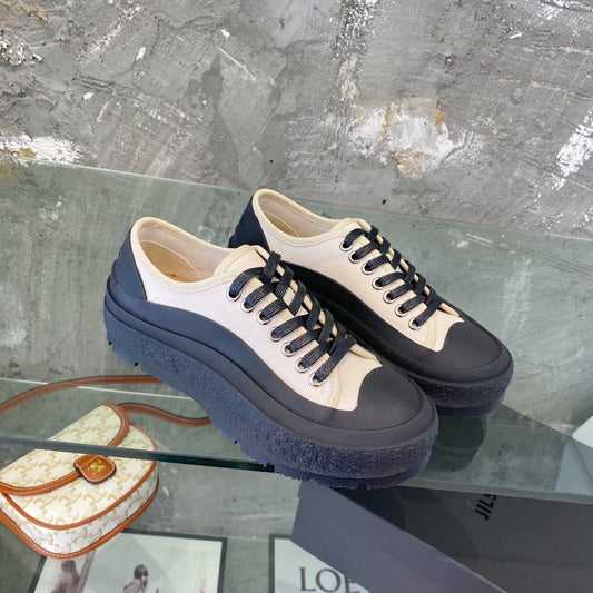 Jil sander-2022新款 帆布鞋 白色